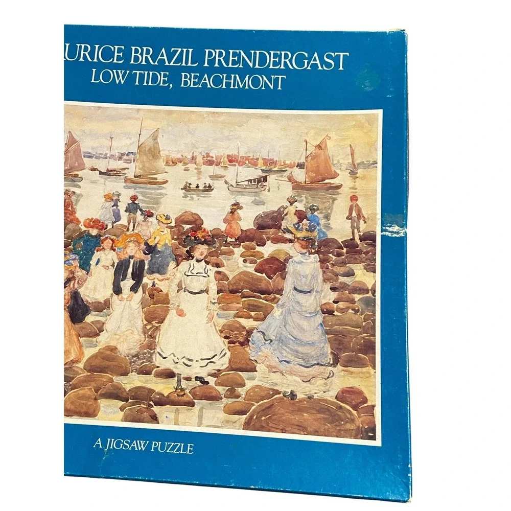 Maurice Prendergast Low Tide Beachmont 513 Piece Jigsaw Puzzle 1987 Complete